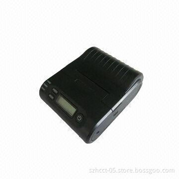 Portable Bluetooth Receipt Printer, 0.06 to 0.08mm Paper Thickness